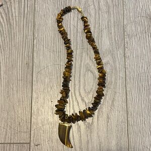 Tiger's Eye Stone Necklace